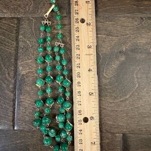 Elegant Green Beaded Necklace